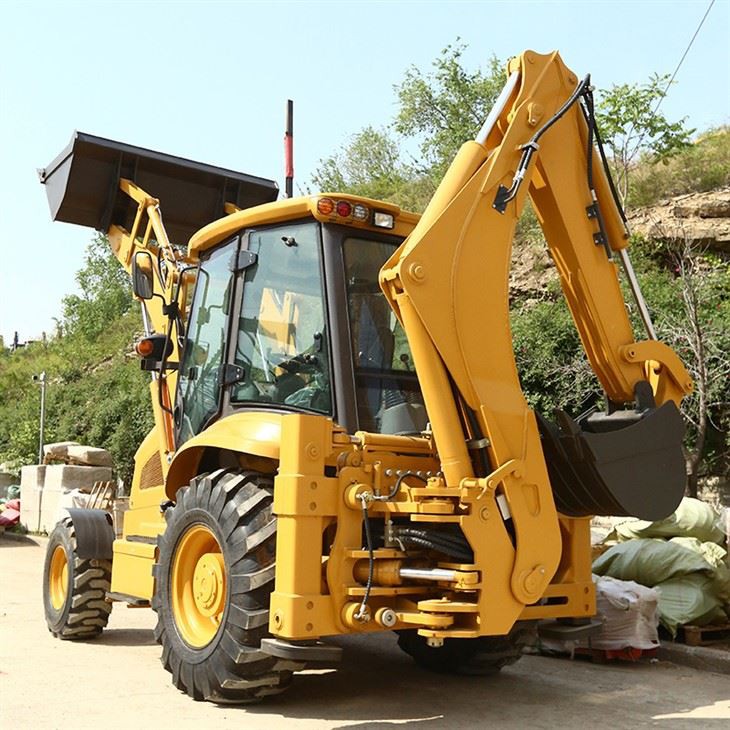 4 Wheel Drive Backhoe Loader